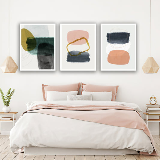 Set 3 tablouri canvas moderne minimaliste MODEL 13