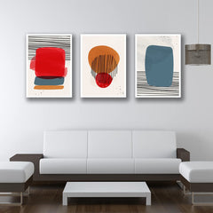 Set 3 tablouri canvas moderne minimaliste MODEL 1