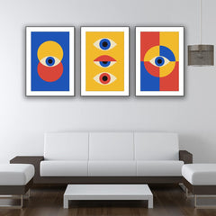 Set 3 tablouri canvas moderne minimaliste MODEL 16