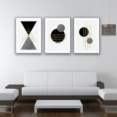 Set tablouri dormitor geometrice MODEL 39