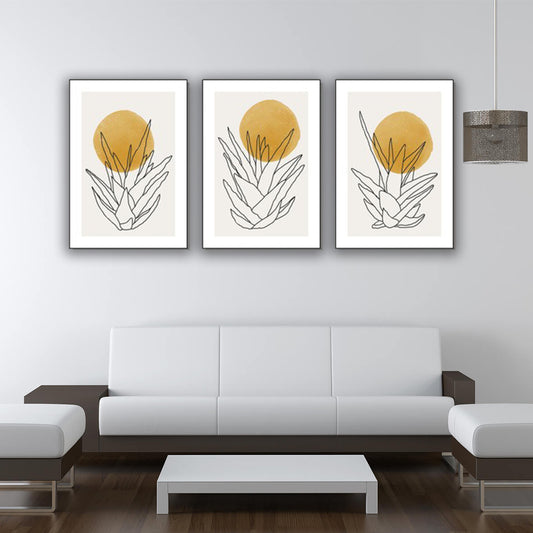 Set 3 tablouri canvas moderne minimaliste MODEL 17