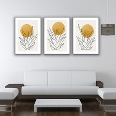 Set 3 tablouri canvas moderne minimaliste MODEL 17