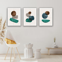 Set 3 tablouri canvas moderne minimaliste MODEL 19