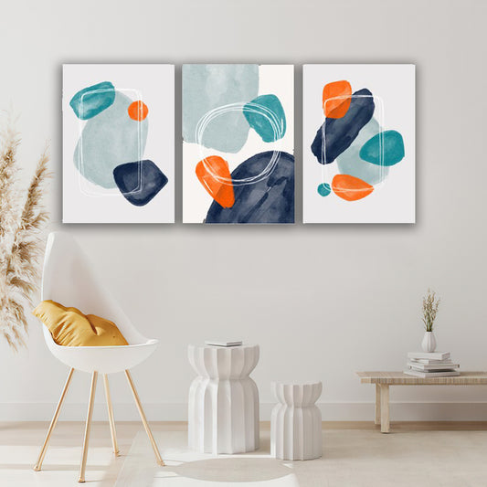 Set 3 tablouri canvas moderne minimaliste MODEL 27