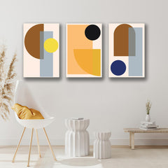 Set 3 tablouri canvas moderne minimaliste MODEL 2