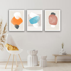 Set 3 tablouri canvas moderne minimaliste MODEL 36