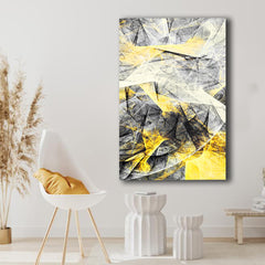 Tablou modern abstract galben MODEL 16