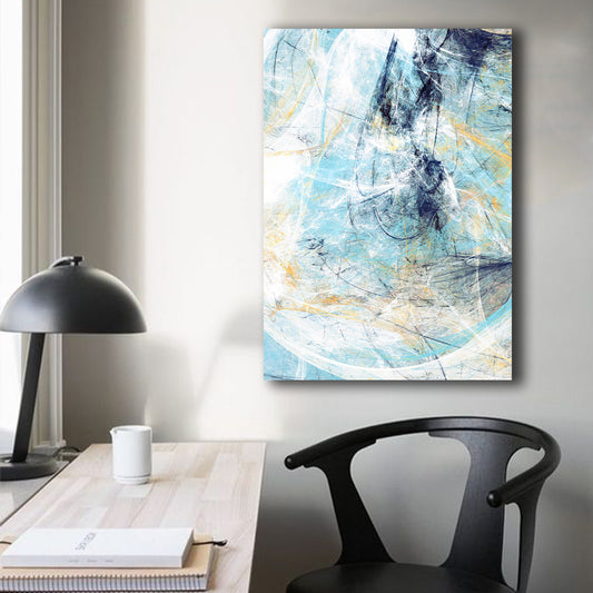 Tablou canvas abstract bleu MODEL 9