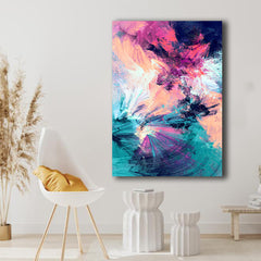 Tablou Abstract Explozie de Culori - Canvas Premium Model 12