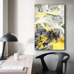 Tablou modern abstract galben MODEL 16