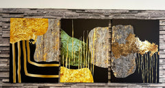 Set 3 tablouri canvas moderne minimaliste MODEL 48