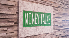 Tablou motivational money talks Money talks