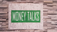 Tablou motivational money talks Money talks