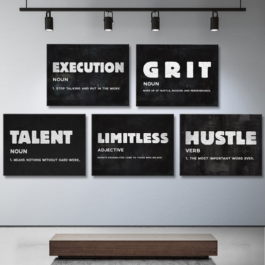 Tablouri motivationale office definition bundle