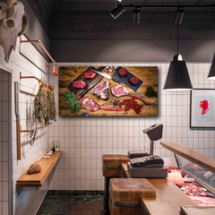 Tablou canvas macelarie Chefs Table