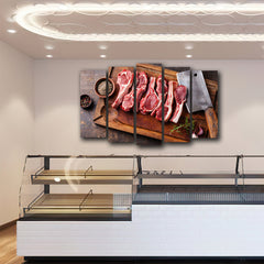 Tablou canvas macelarie Meat Cleaver