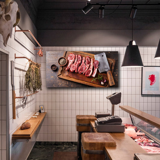 Tablou canvas macelarie Meat Cleaver