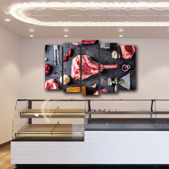 Tablou canvas macelarie Ribs