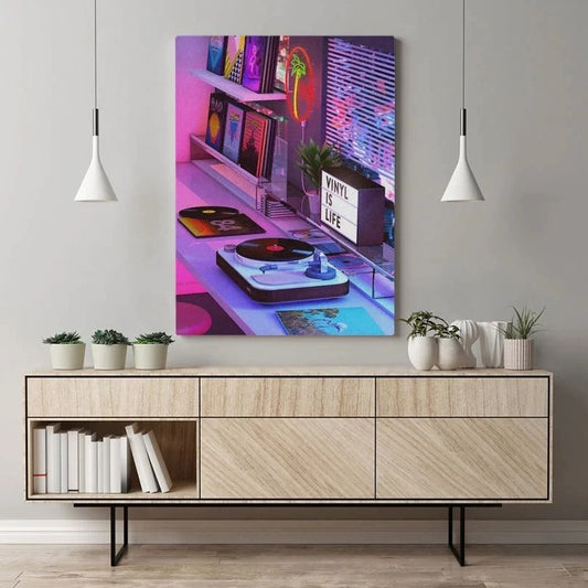 Tablou canvas VINYL IS LIFE