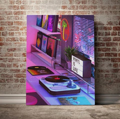 Tablou canvas VINYL IS LIFE