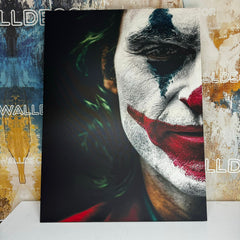 Tablou canvas JOKER poster film cu Joaquin Phoenix pentru birou sau living design fineart abstract panza pe sasiu de lemn uscat