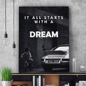 Tablou canvas citat motivational One dream