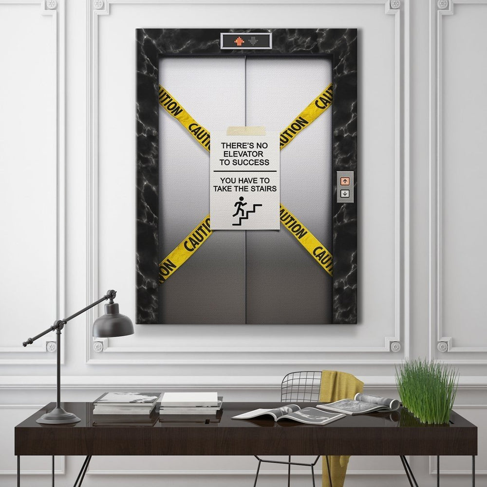 Tablou canvas motivational lift Elevator to success