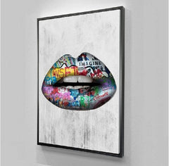 Grafitty lips