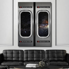 Tablou canvas 3d space SPACE TRAIN