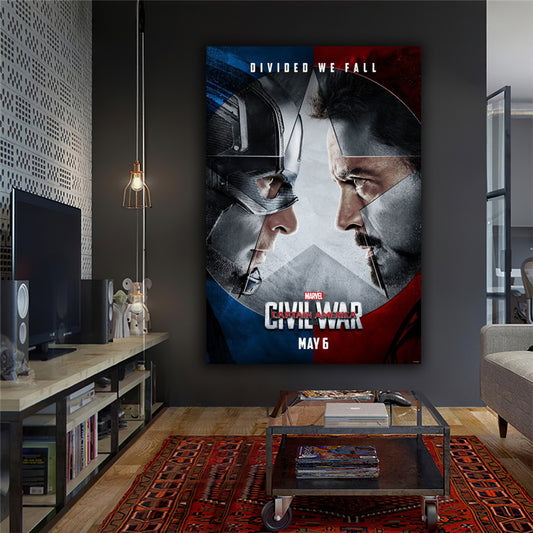 Tablou canvas poster film Capitan America Civil War