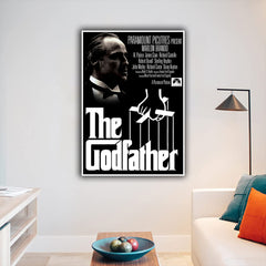 Tablou canvas poster original film The Godfather nasul cadoul perfect barbati prieteni decorare design birou dormitor fabricat in romania