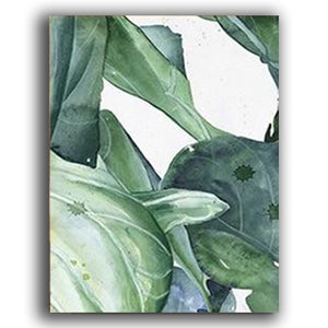 Set tablouri canvas frunze moderne abstracte plante tropicale