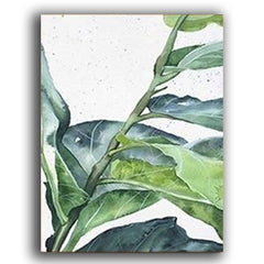 Set tablouri canvas frunze modern abstract tropical plants