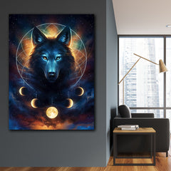 Tablou canvas abstract FANTASY WOLF