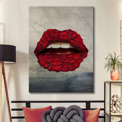 Tablou canvas Rose lips