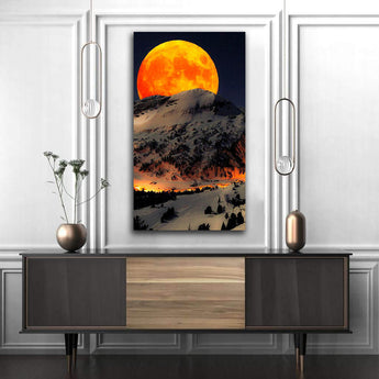 Tablou canvas peisaj luna plina LIGHTING MOON