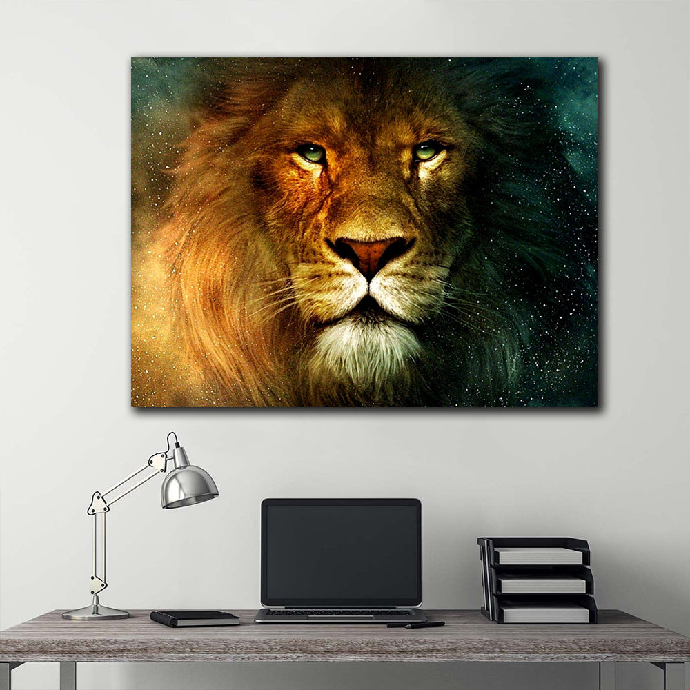 Tablou canvas leu ABSTRACT BEAUTIFUL LION