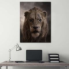 Tablou canvas regele leu SCAR LION KING