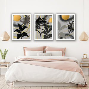 Set 3 tablouri canvas natura abstracta minimaliste MODEL 37