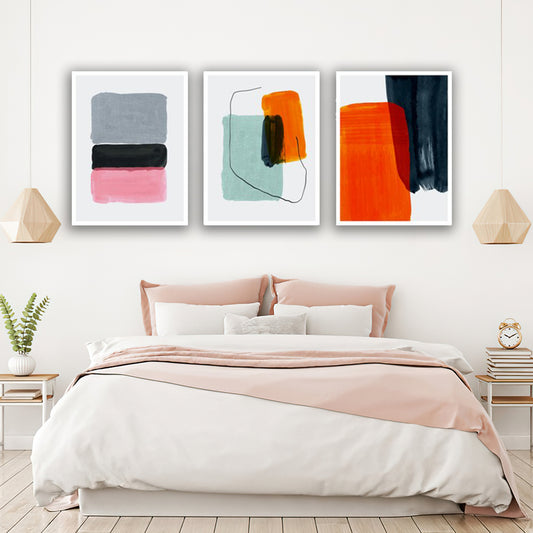 Set 3 tablouri canvas moderne minimaliste MODEL 15