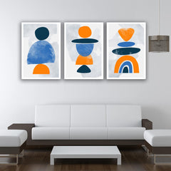 Set 3 tablouri canvas moderne minimaliste MODEL 25