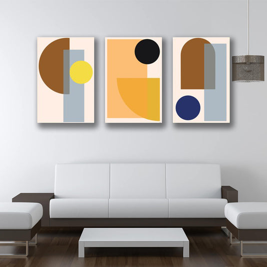 Set 3 tablouri canvas moderne minimaliste MODEL 2