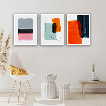Set 3 tablouri canvas moderne minimaliste MODEL 15