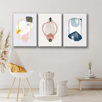 Set canvas abstract scandinav MODEL 4