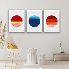 Set 3 tablouri canvas moderne minimaliste MODEL 12