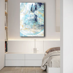 Tablou canvas abstract bleu MODEL 9